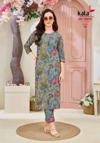 Kala long comfort vol-1 coord set Kurti wholesale in Vadodara